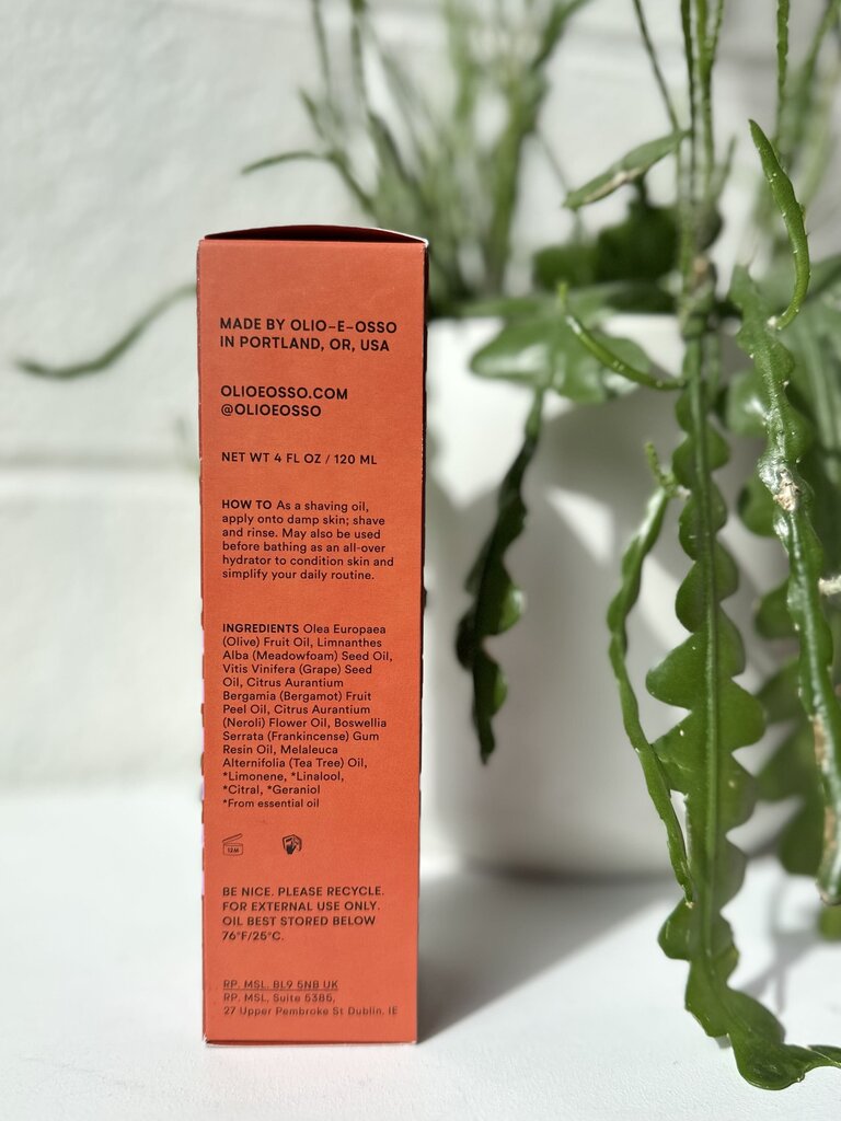 Olio e Osso Liscia shave oil