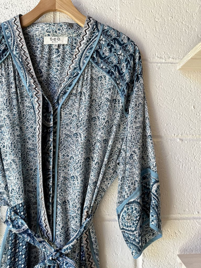 Sea NY silk print jumpsuit (retail $425)