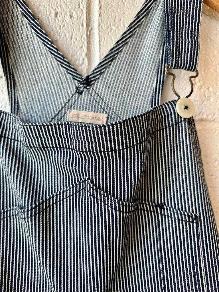 Jesse Kamm Railroad Stripe Overalls