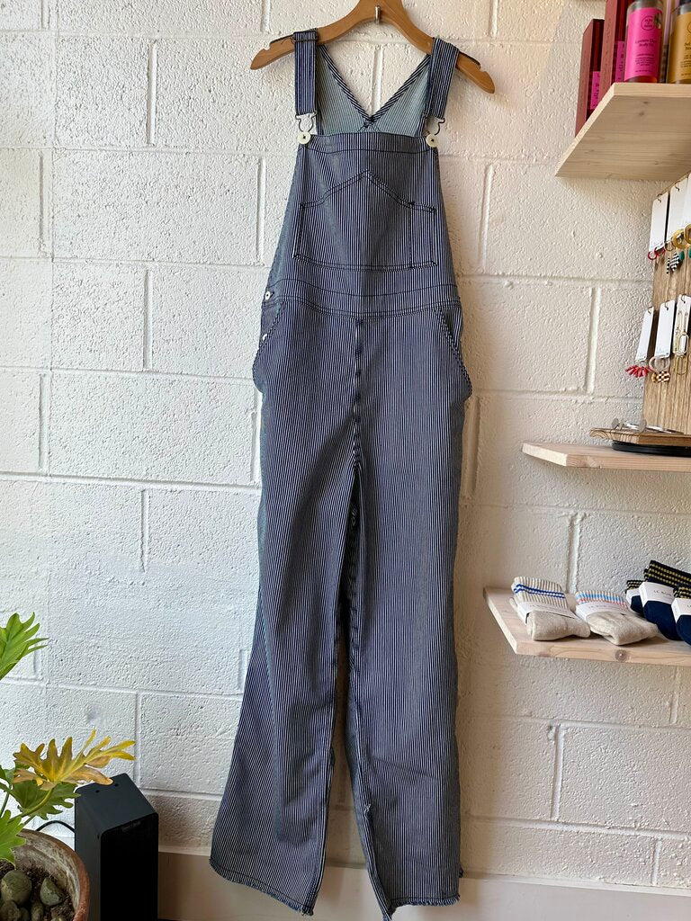 Jesse Kamm Railroad Stripe Overalls