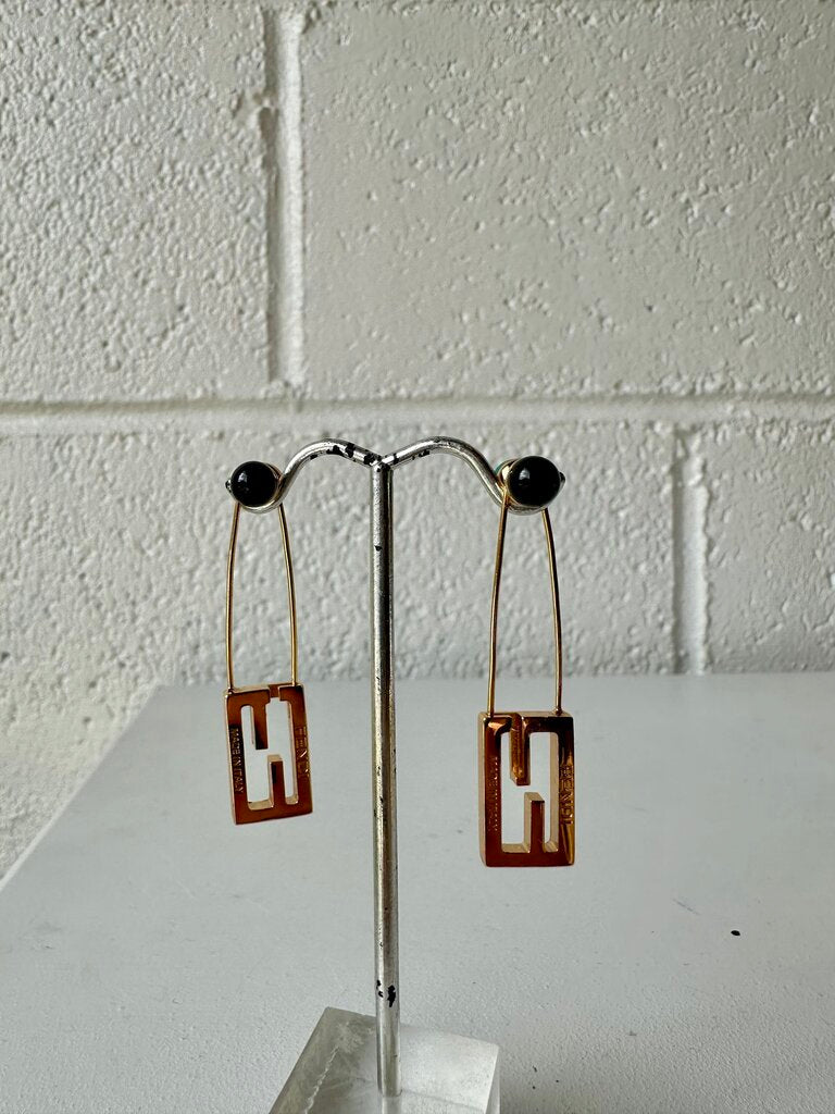 Fendi Safety Pin Earrings