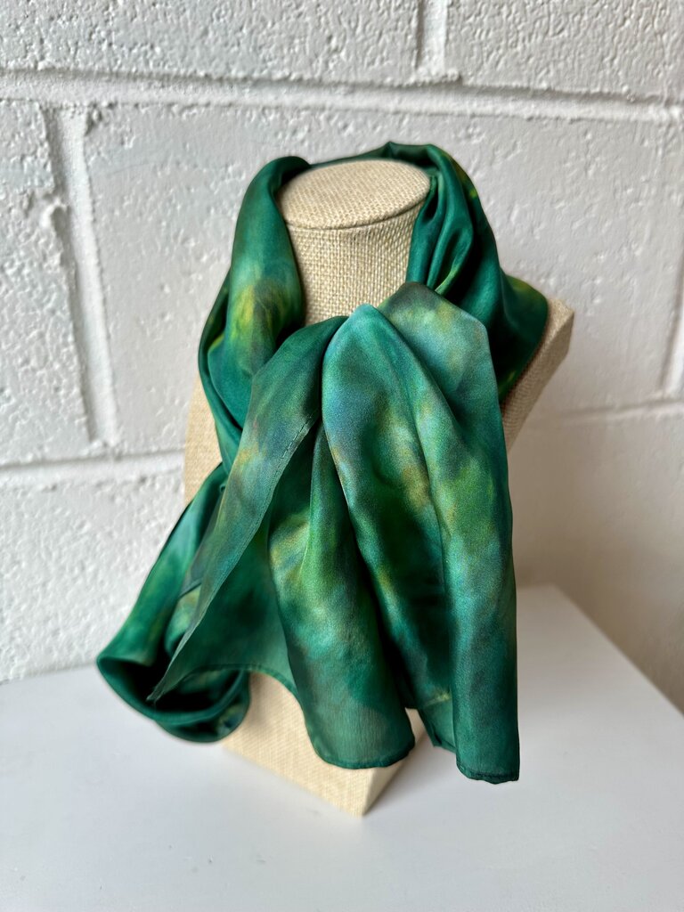 Handmade Dyed Silk Scarf