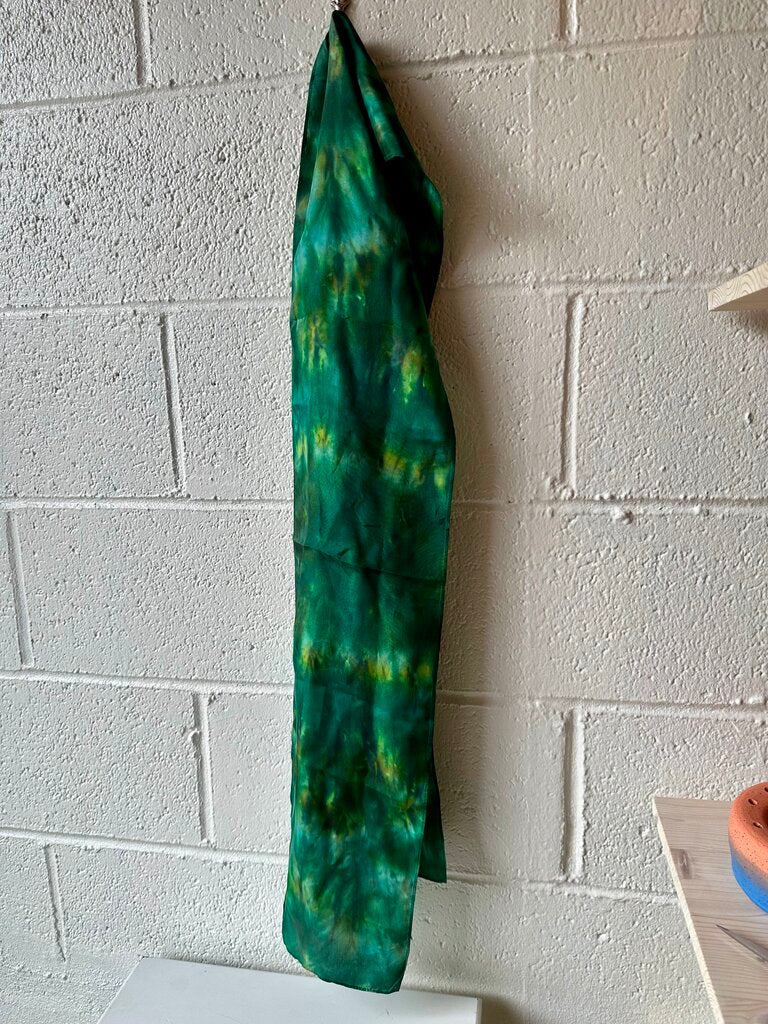 Handmade Dyed Silk Scarf
