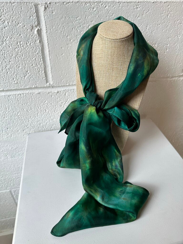 Handmade Dyed Silk Scarf