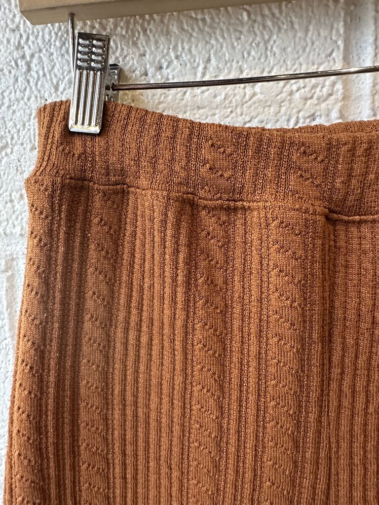 Damson Madder 'Edie' cable jersey knit flare