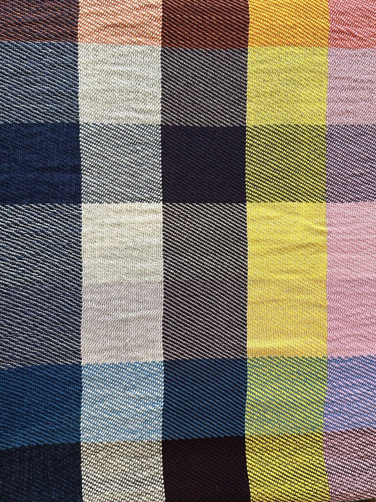 Handmade in Morocco NEW soft plaid throw blanket