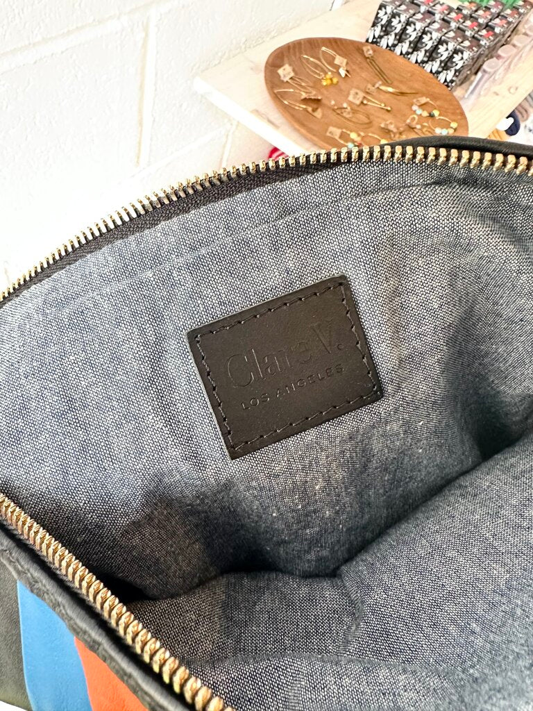 Clare V. NEW Foldover Nappa Clutch Bag