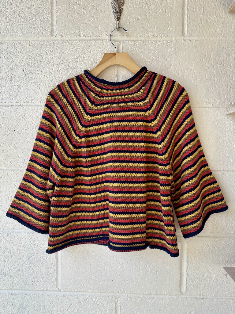 Jaggery NEW cropped stripped sweater