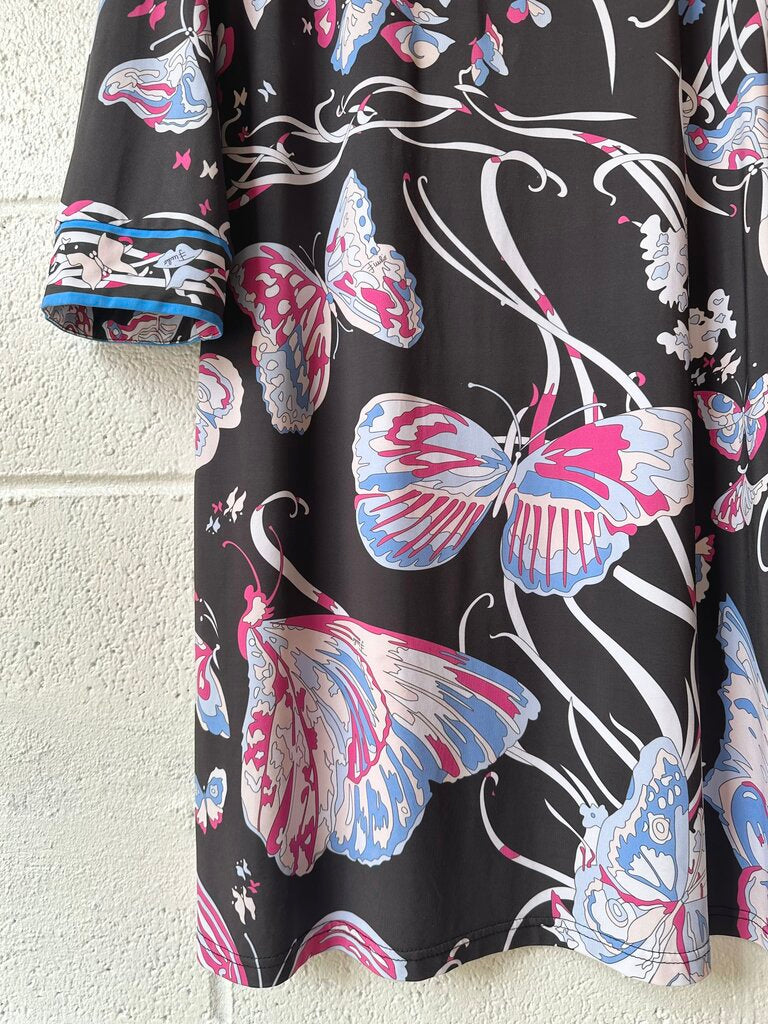 Vintage Pucci butterfly print long sleeve dress