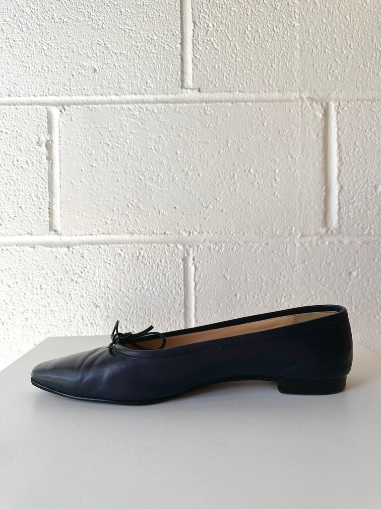 Manolo Blahnik Pointed Toe Ballet Flat