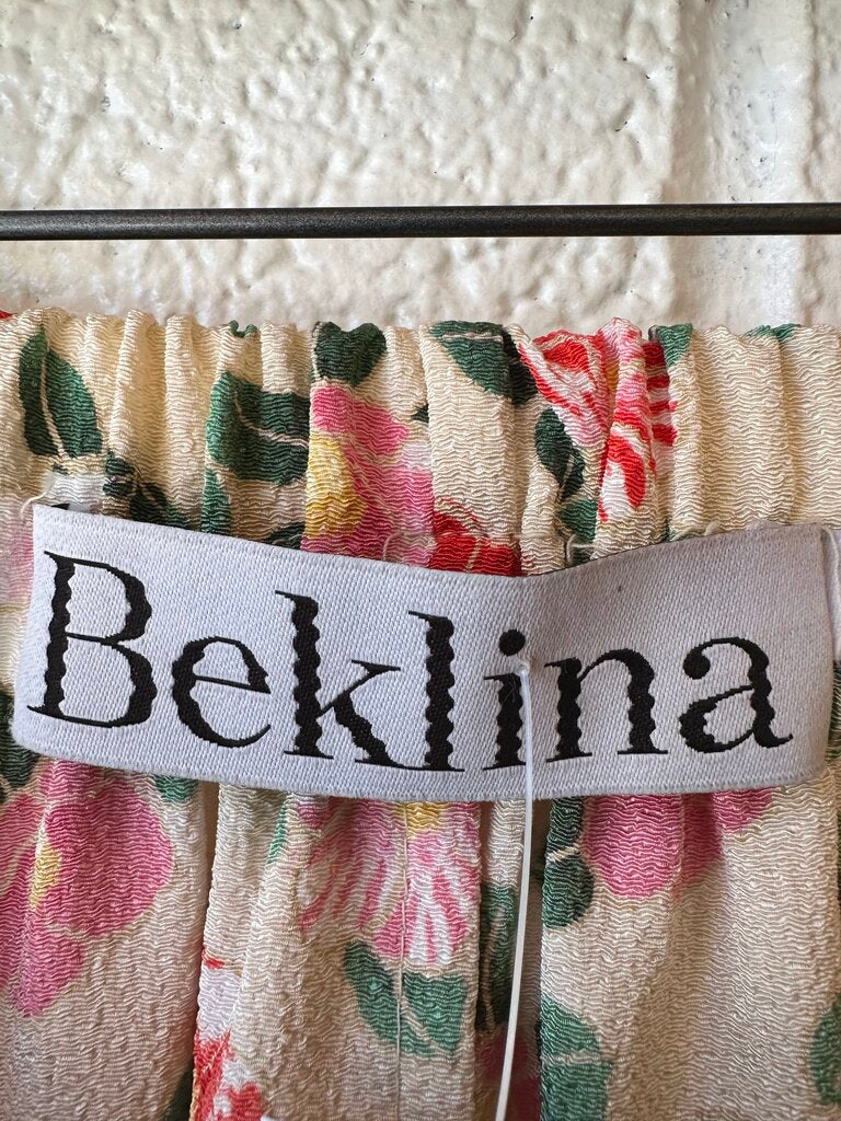 Beklina floral midi skirt