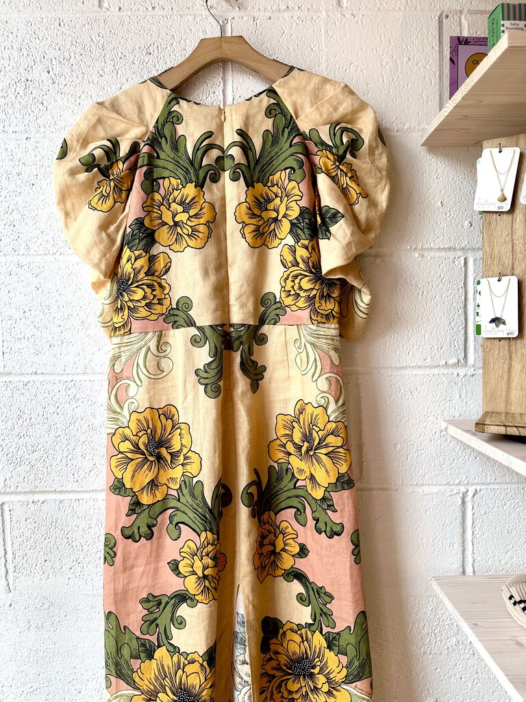 NEW FARM Rio 'Delicate Flower' midi dress