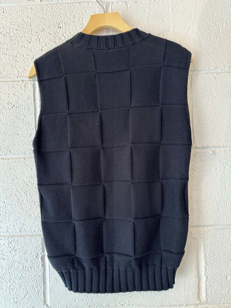 GANNI 100% organic cotton knit vest