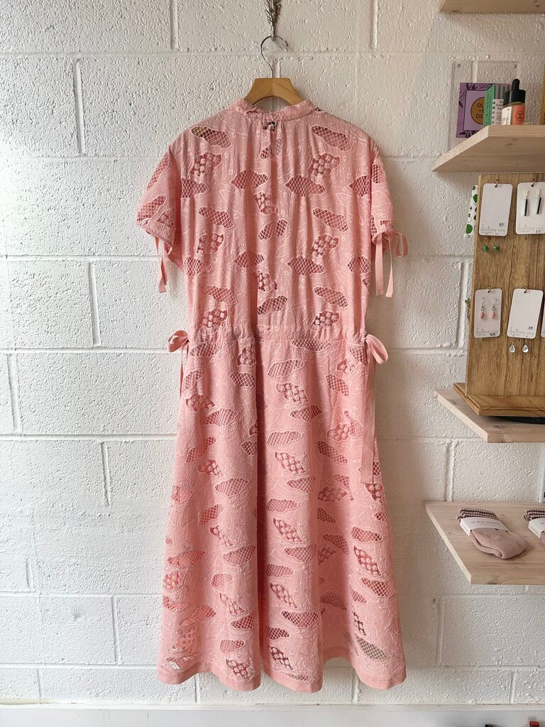Hofmann 'Miriam' 100% cotton eyelet maxi dress