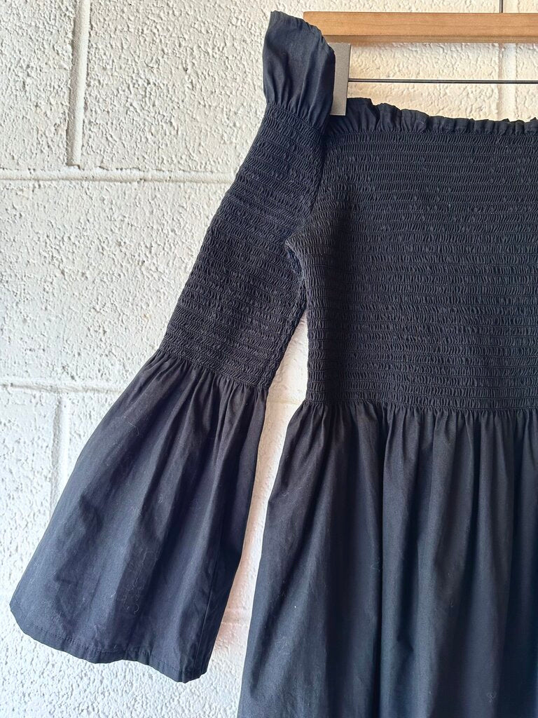 Shaina Mote Smocked Off Shoulder Dress