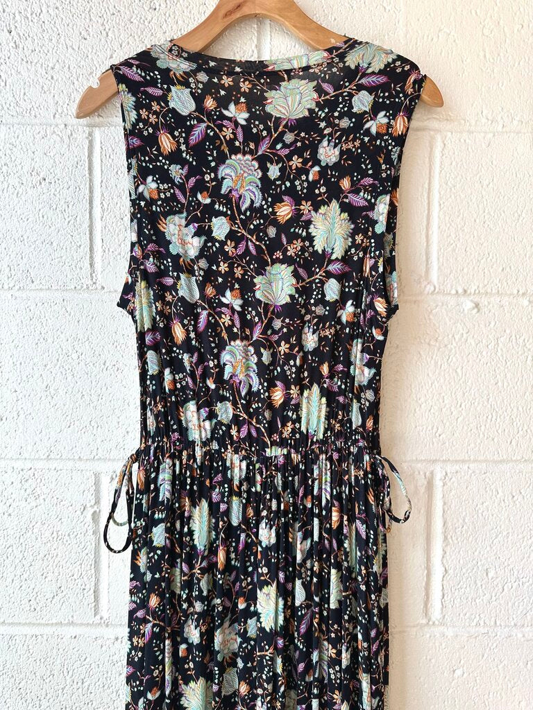 Ulla Johnson 'Clea' Floral Sleeveless Midi Dress