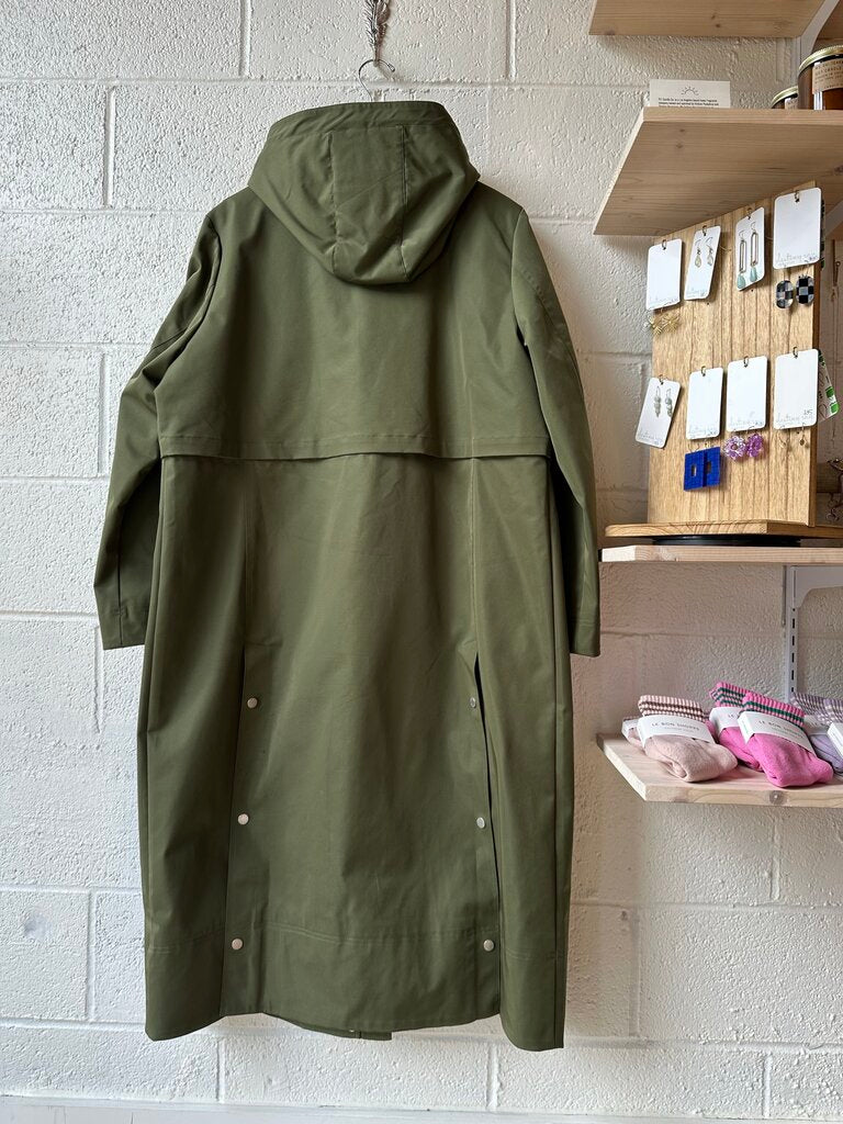 Avec Les Filles Hooded Anorak Raincoat (AS IS)