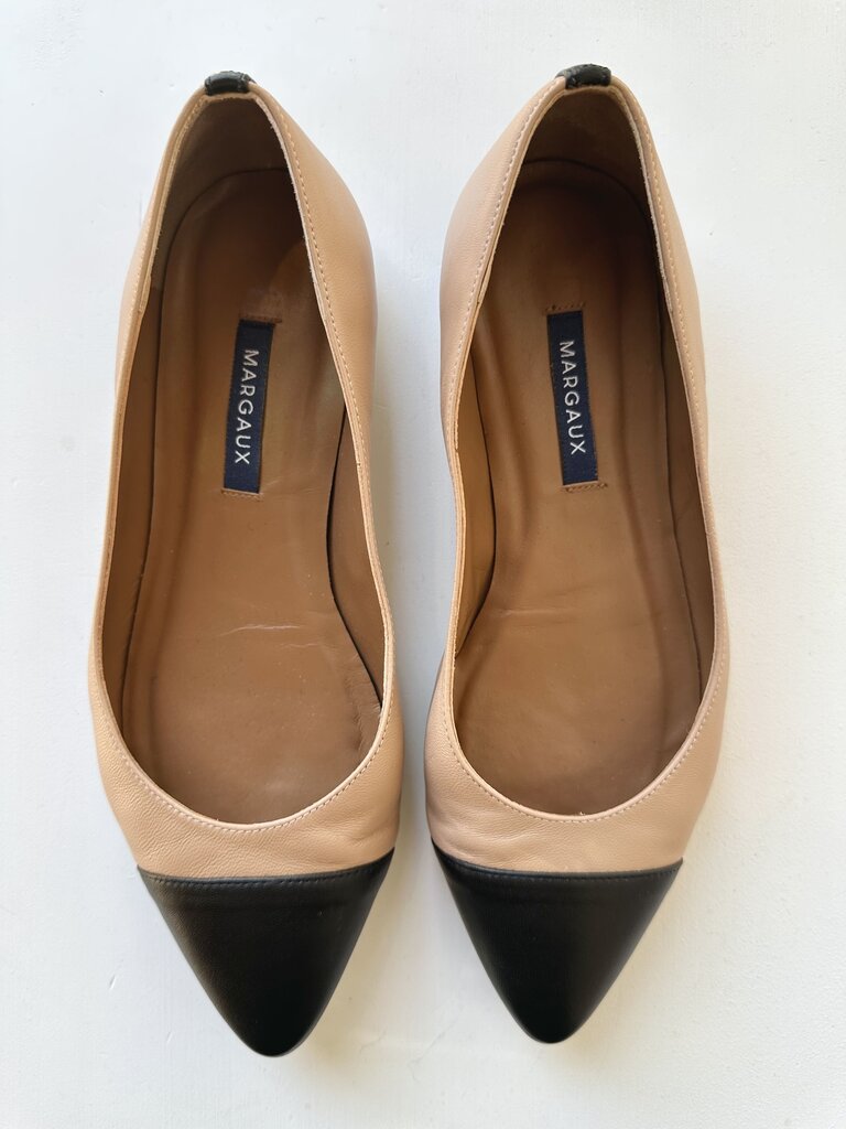 Margaux "The Pointe Cap-Toe Ballet Flat"