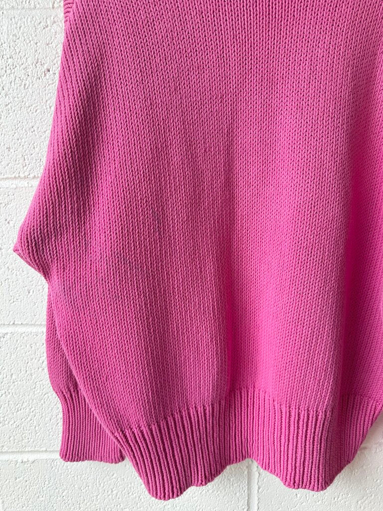 Babaa 'Jumper no16 in Hibiscus Flower' Cotton Sweater (AS IS)