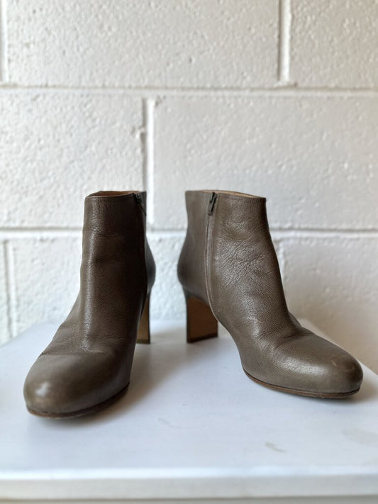 Maison Martin Margiela leather heeled booties