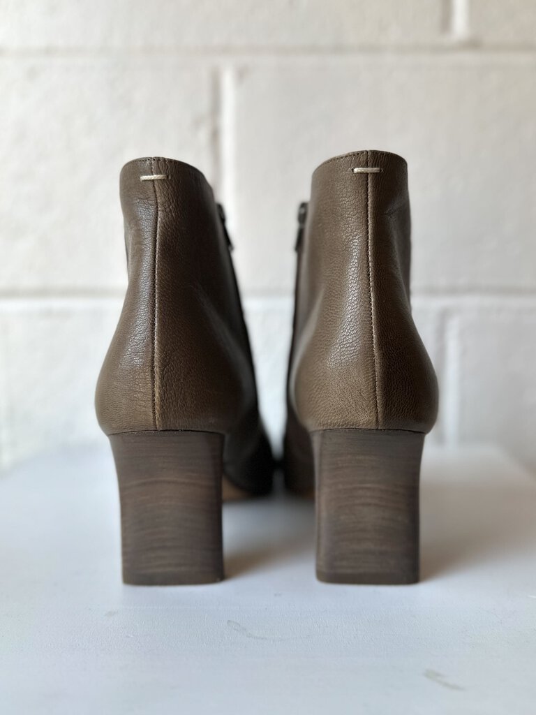 Maison Martin Margiela leather heeled booties