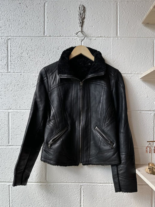 Andrew Marc lamb leather jacket