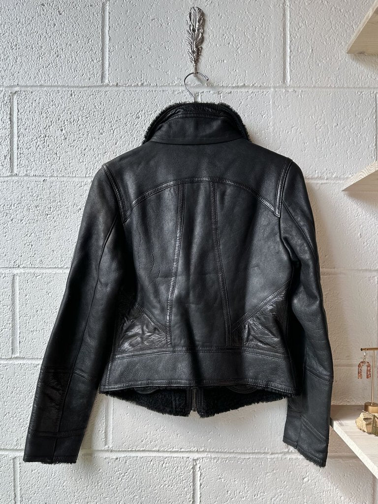 Andrew Marc lamb leather jacket