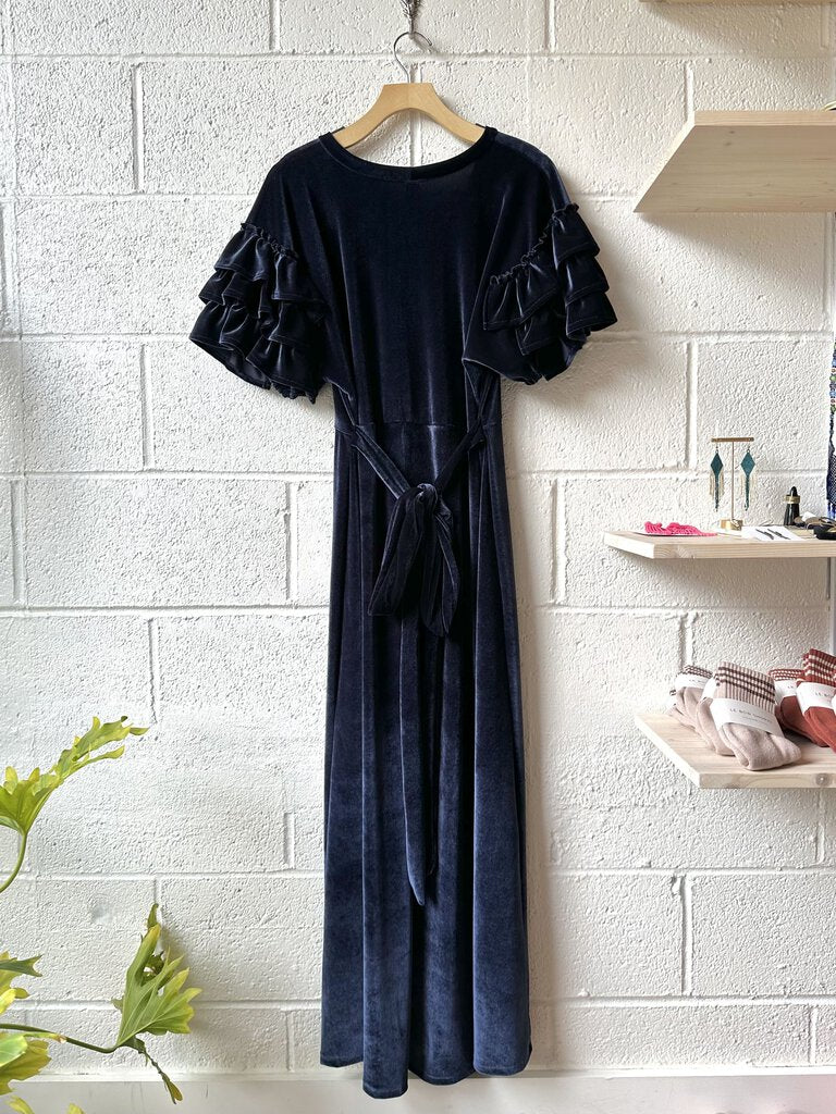 Holly Stalder velvet maxi dress