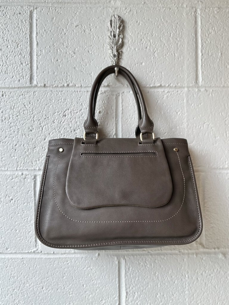 Longchamp leather handle bag