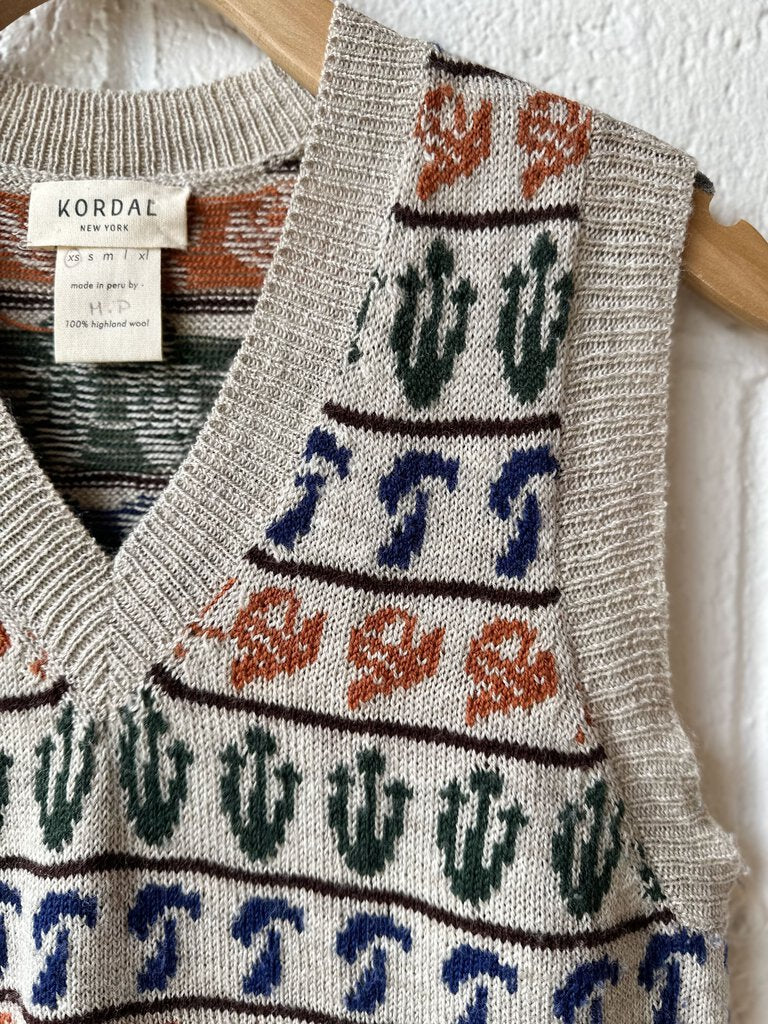 Kordal 'highland wool' sweater vest