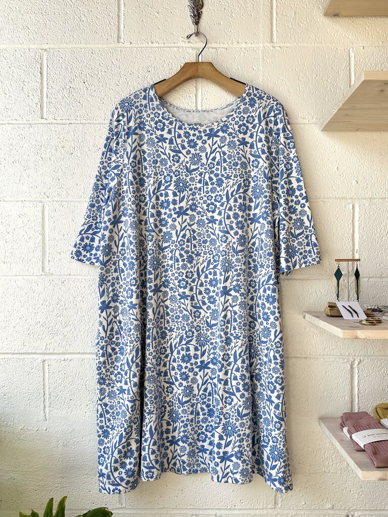 Winter Water Factory print dress