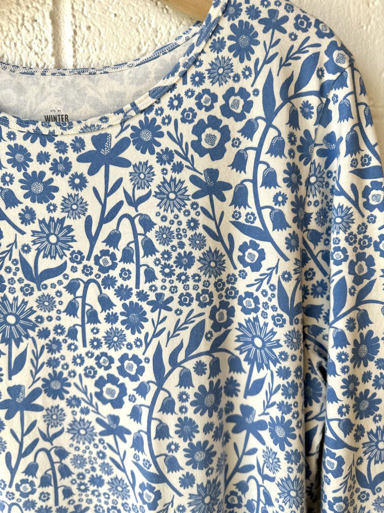 Winter Water Factory print dress