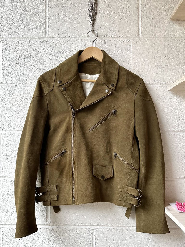 Capsul suede moto jacket