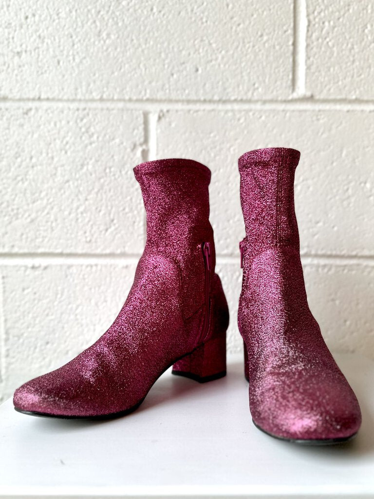 & Other Stories glitter ankle boots