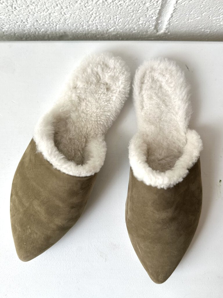 Jenni Kayne "Shearling Lined Mules"