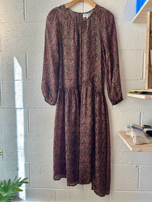 Apiece Apart Sheer Floral Dress