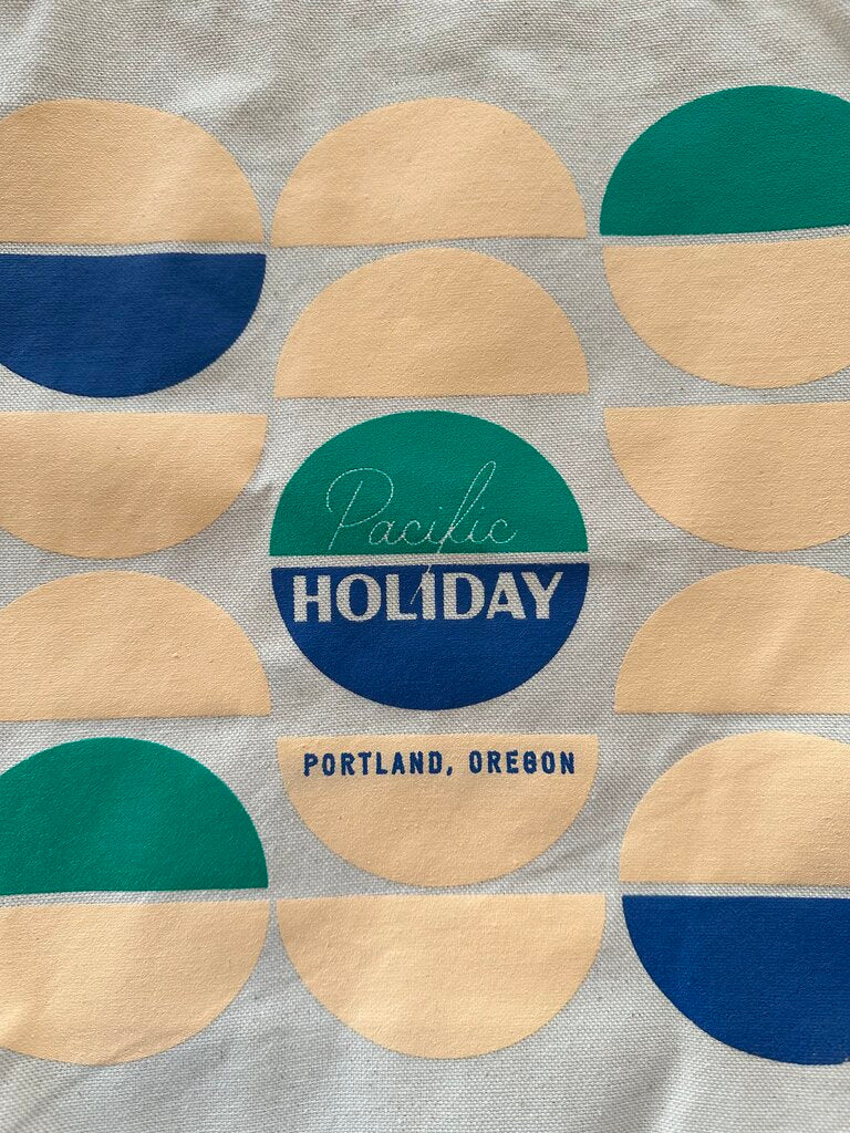 Pacific Holiday cotton tote bag
