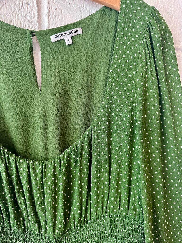 Reformation Polka Dot Top