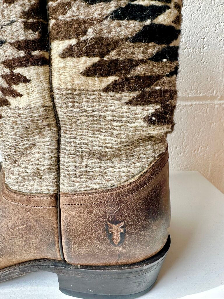 Frye Billy Navajo Blanket Pull-on Tall Boots