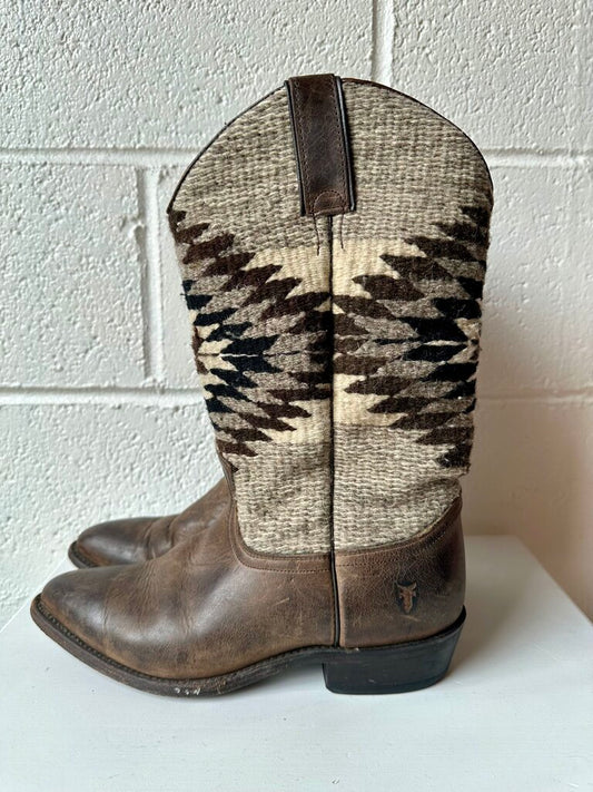 Frye Billy Navajo Blanket Pull-on Tall Boots