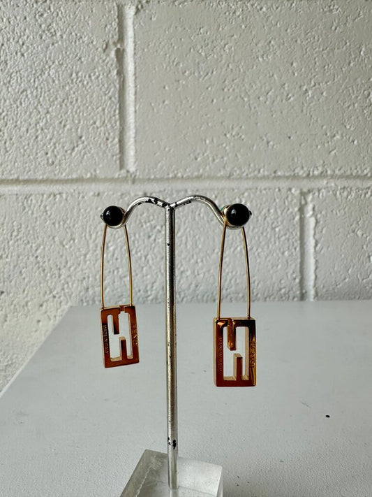 Fendi Safety Pin Earrings