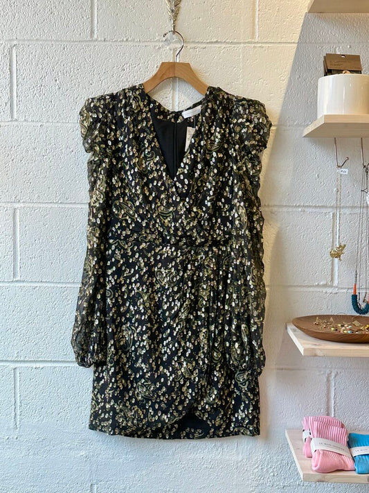 Jonathan Simkhai Wood Grain Maxi Dress