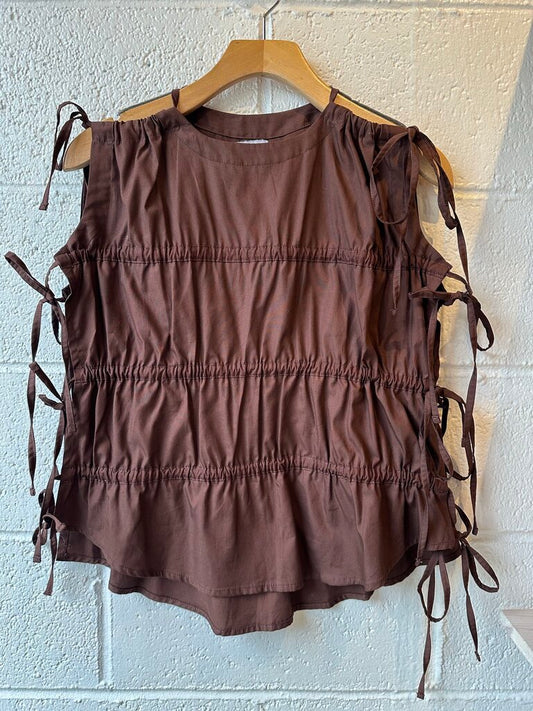 Sba Label Ruched Vest Top