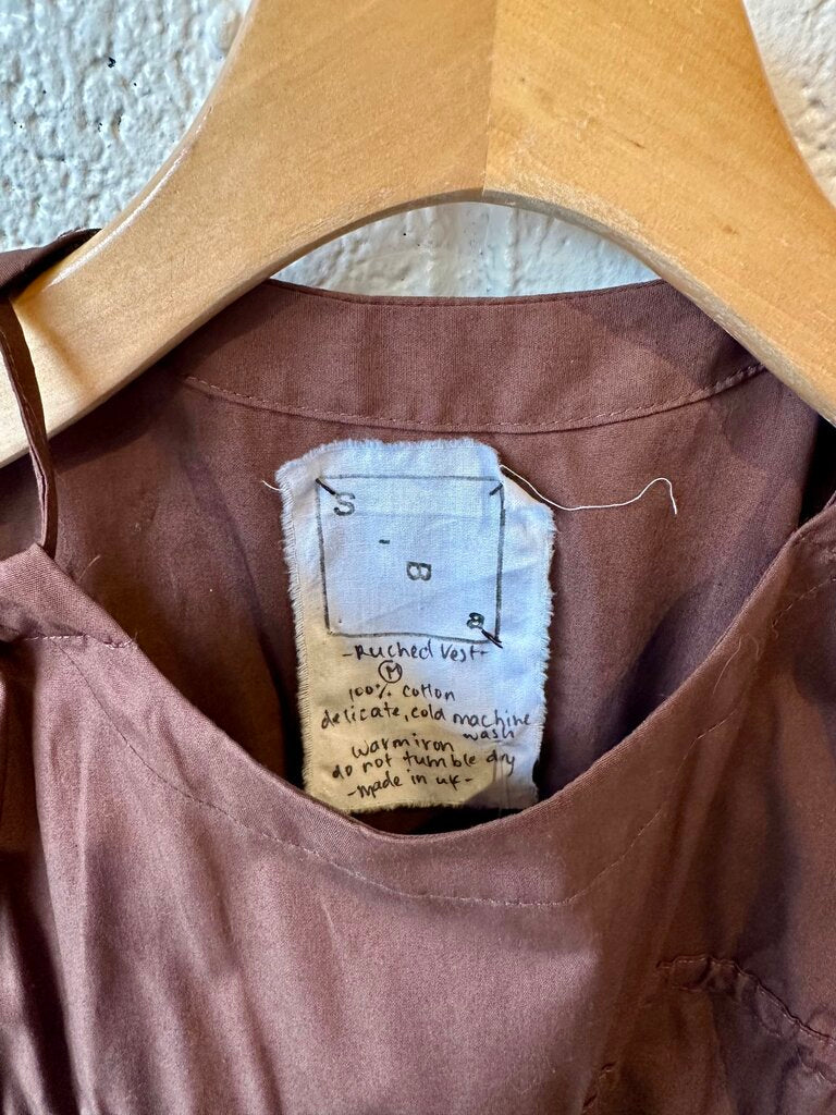 Sba Label Ruched Vest Top