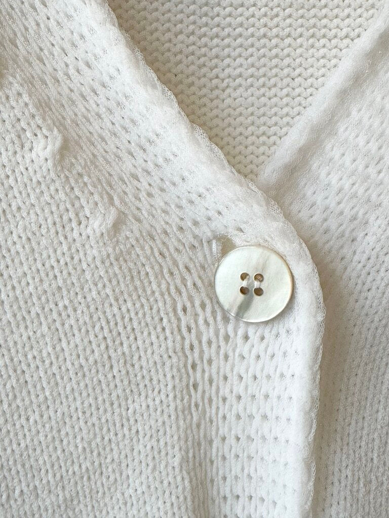 Mansur Gavriel polyamide cardigan (as-is=mends)