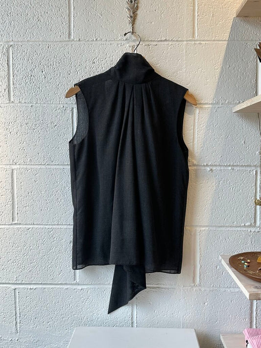 Ports 1961 Sleeveless Back Bow Blouse