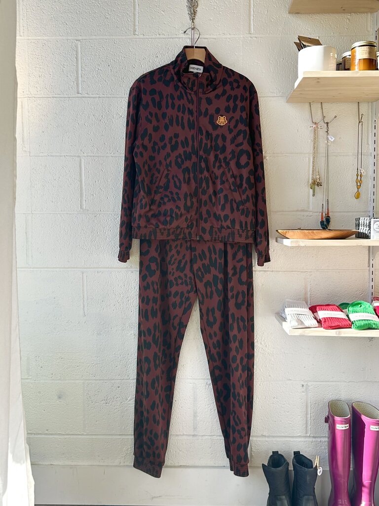 Kenzo Paris animal print tiger track suit SET