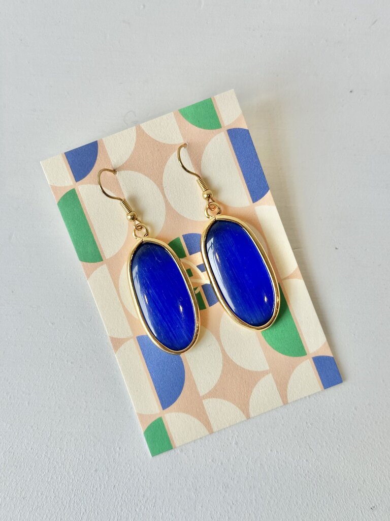 Bltn Brass Half Circle Earrings