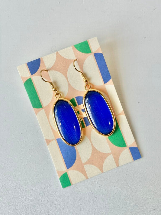 Bltn Brass Half Circle Earrings