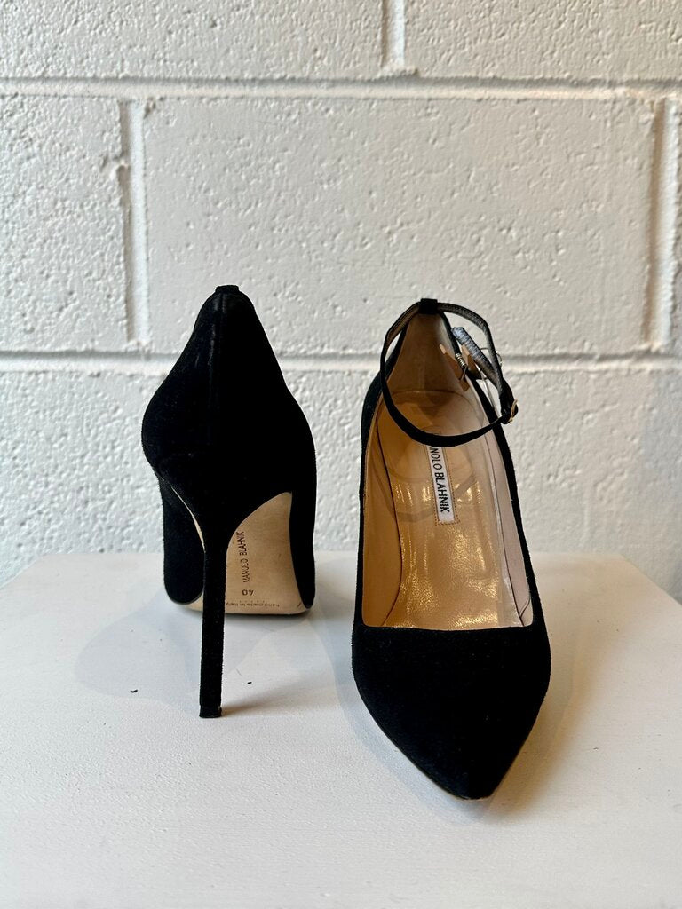Manolo Blahnik Suede Heels